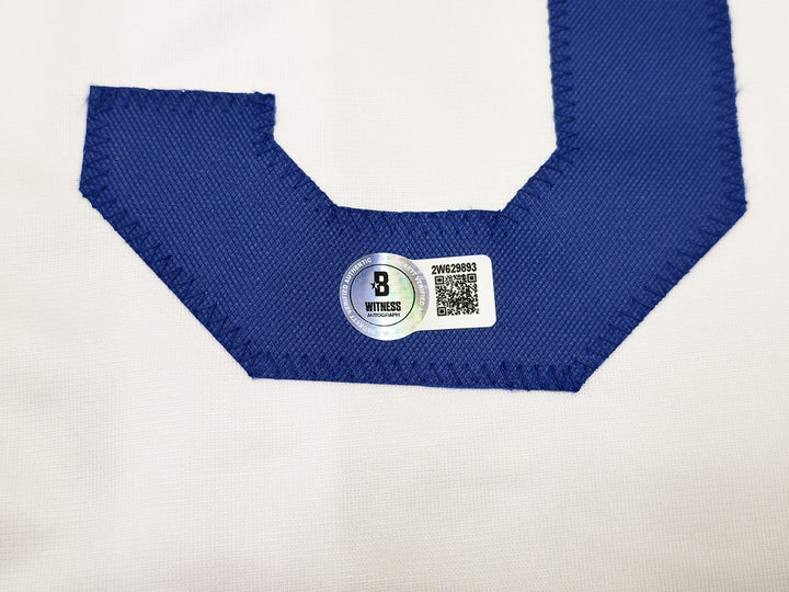 Kansas City Royals Salvador Perez Signed White Jersey Beckett Wit