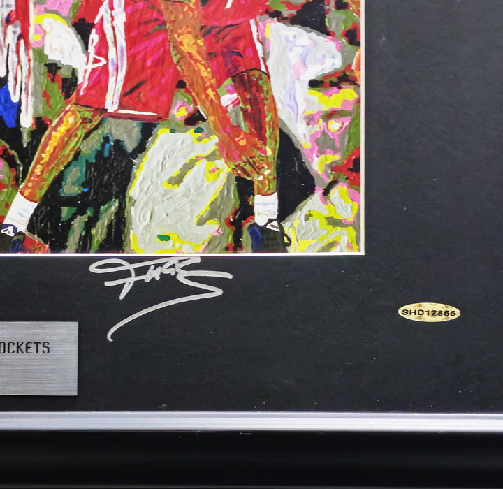 Yao Ming & Tracy McGrady Auto Framed 10x13 Photo Art Display Rockets UDA Beckett