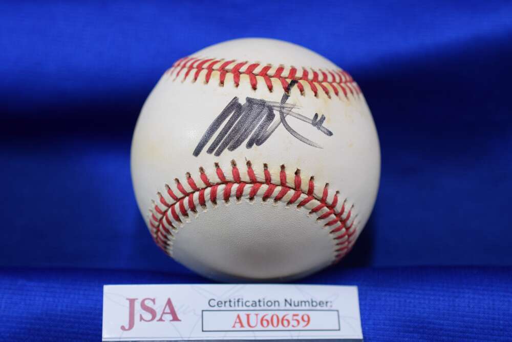 Manny Mota JSA COA Autograph National League Signed Baseball