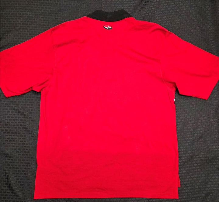 Tiger Woods signed "To Mark" Nike Red Golf Polo Shirt autograph ~ Beckett BAS