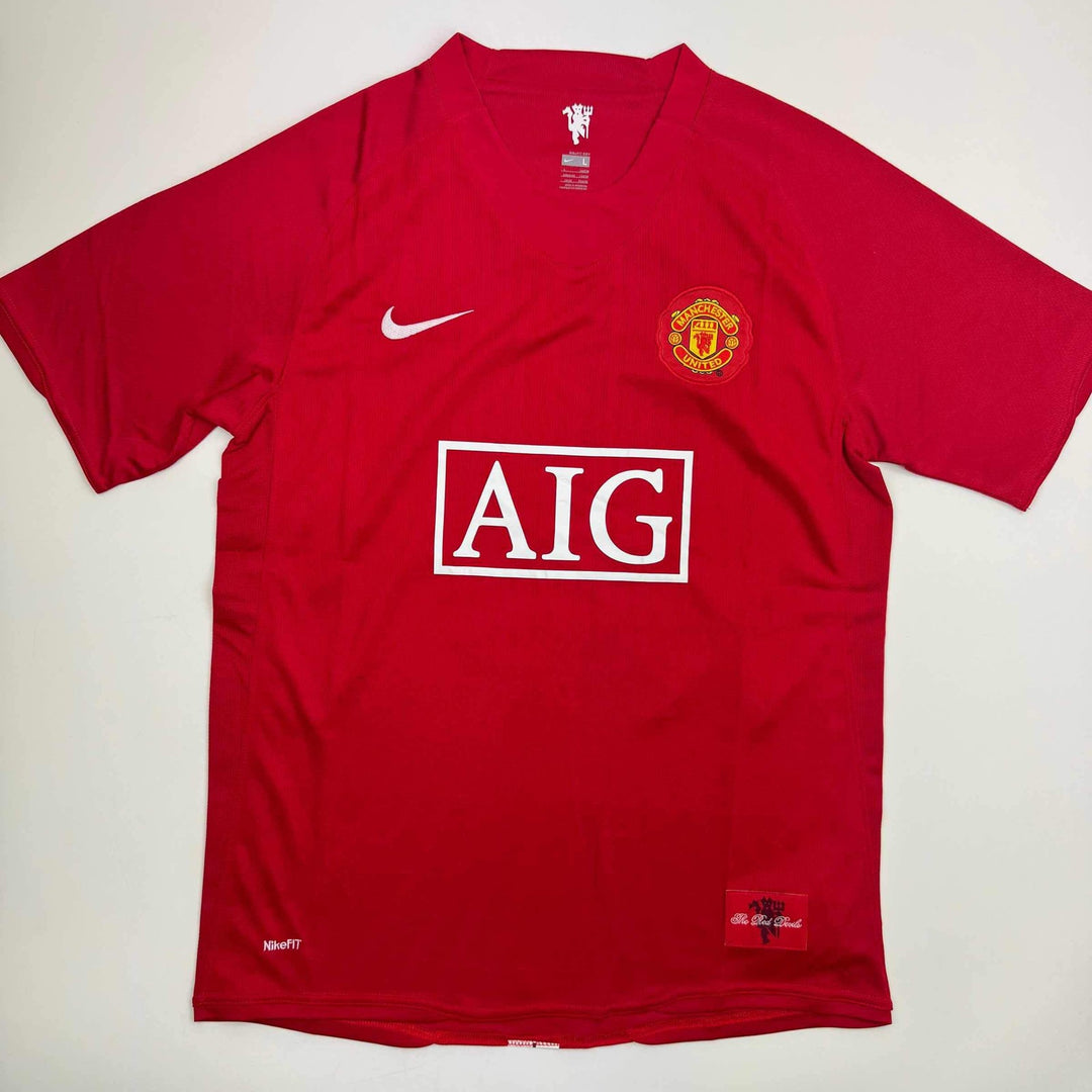 Autographed/Signed Paul Scholes Manchester United Red Jersey Beckett BAS COA