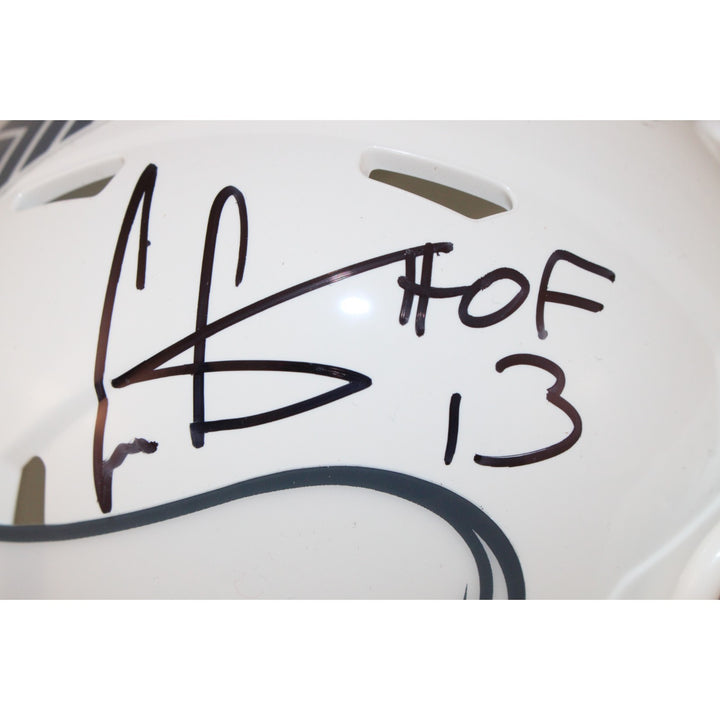 Cris Carter Autographed Minnesota Vikings 2024 STS HOF Mini Beckett 53604
