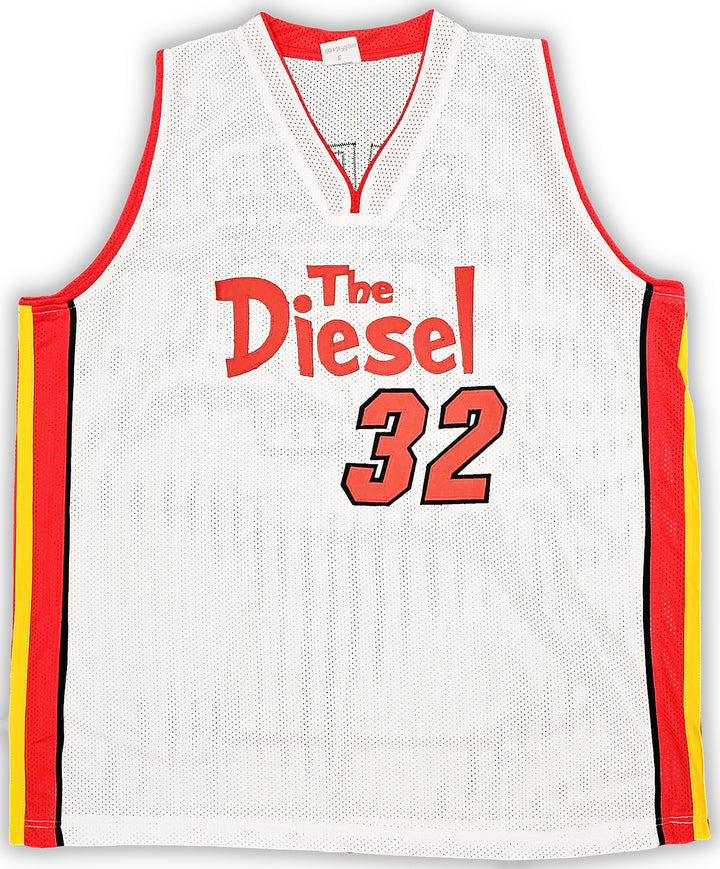 Miami Heat Shaquille Shaq O'Neal Autographed Signed White Jersey Beckett Witness