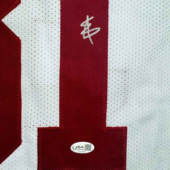 Autographed/Signed Will Anderson "Terminator" Alabama White Jersey Beckett COA