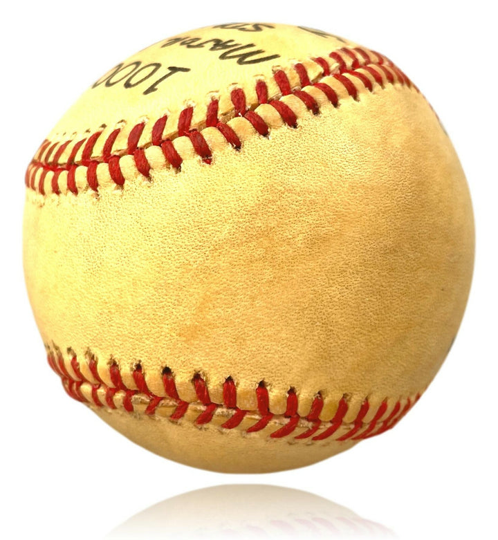 Rollie Fingers Owned 1000th MLB Career Strikeout Used Baseball - Personal COA