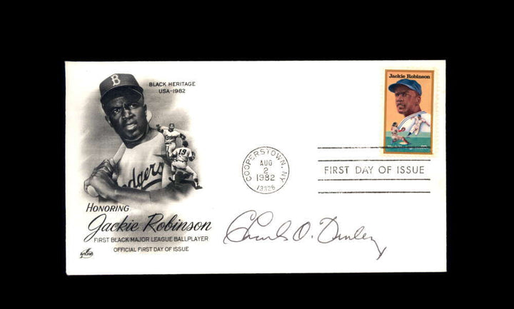 Charles O Finley PSA DNA Signed 1982 First Day Cover Cache FDC Autograph