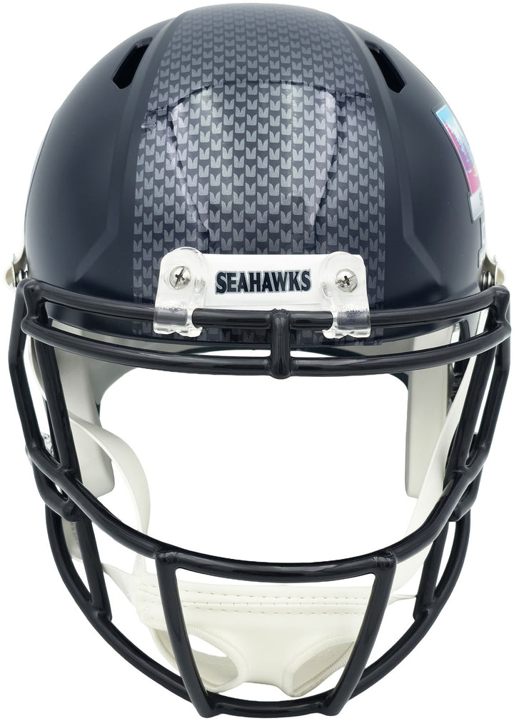 Unsigned Seattle Seahawks SB LX Champions Logo Full Sz Speed Rep Helmet