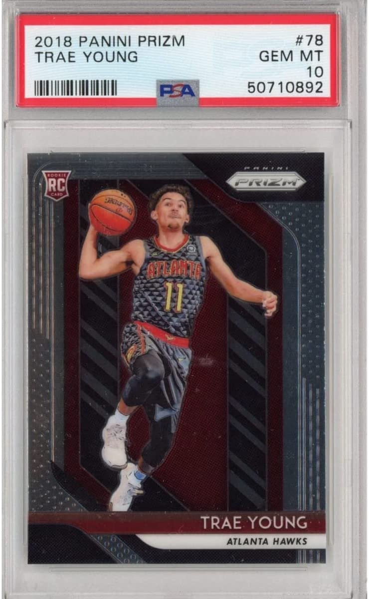 Graded 2018-19 Panini Prizm TRAE YOUNG #78 Rookie Card PSA 10 Mint