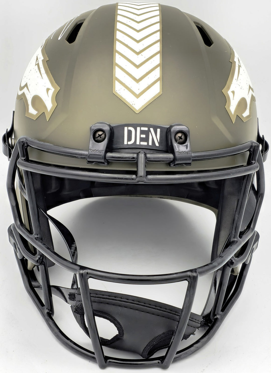 Russell Wilson Auto Broncos Camo Salute to Service Full Size Rep Helmet Fanatics