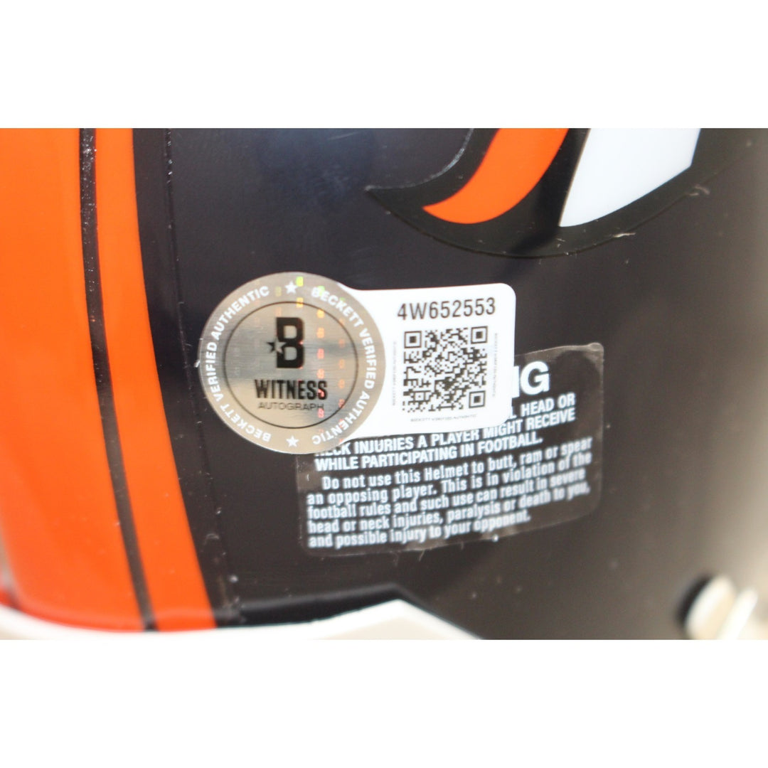 Demarcus Ware Autographed Denver Broncos TB VSR4 Mini Helmet HOF Beckett 56390