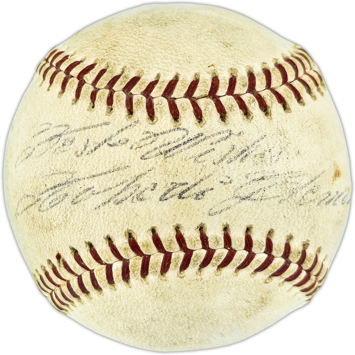 Roberto Clemente Signed Giles NL Baseball "Best Wishes" Beckett AE41474