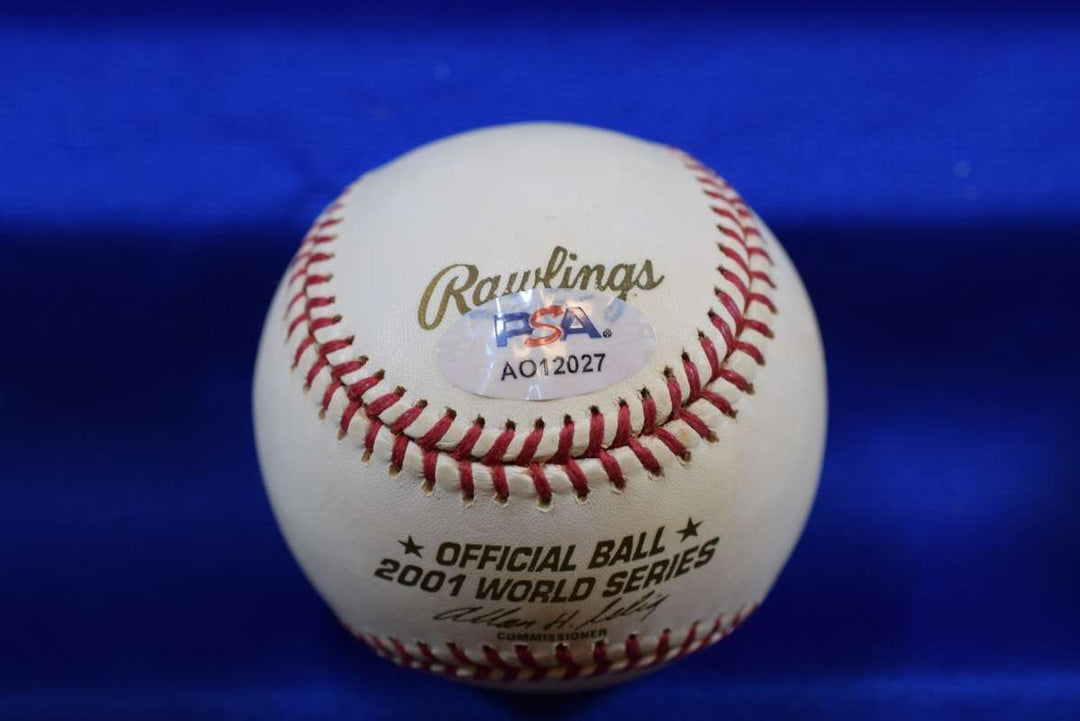 Joe Torre PSA DNA Autograph 2001 World Series Signed Baseball