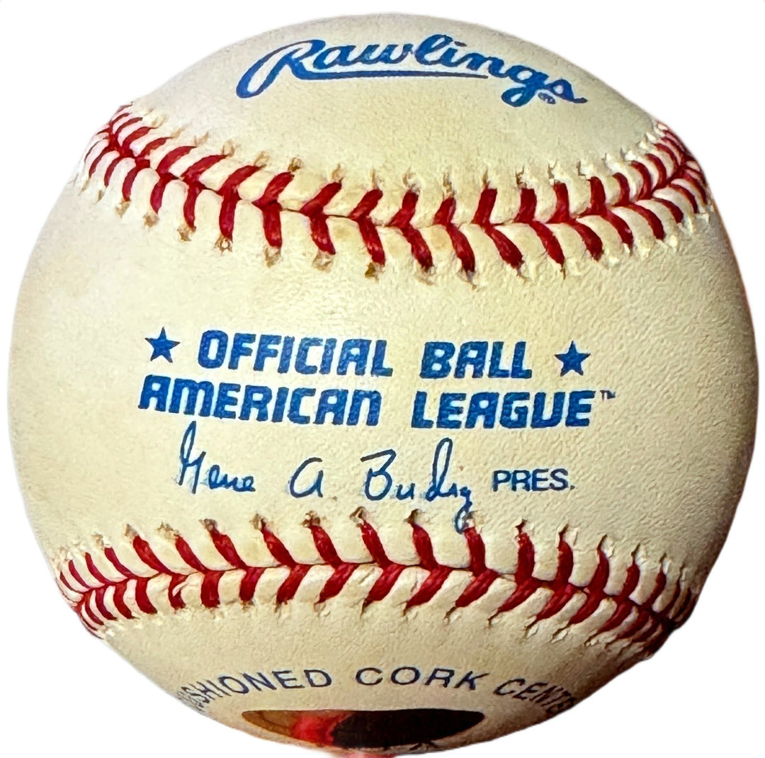 Phil Rizzuto signed Rawlings Official American League Baseball tone- Steiner