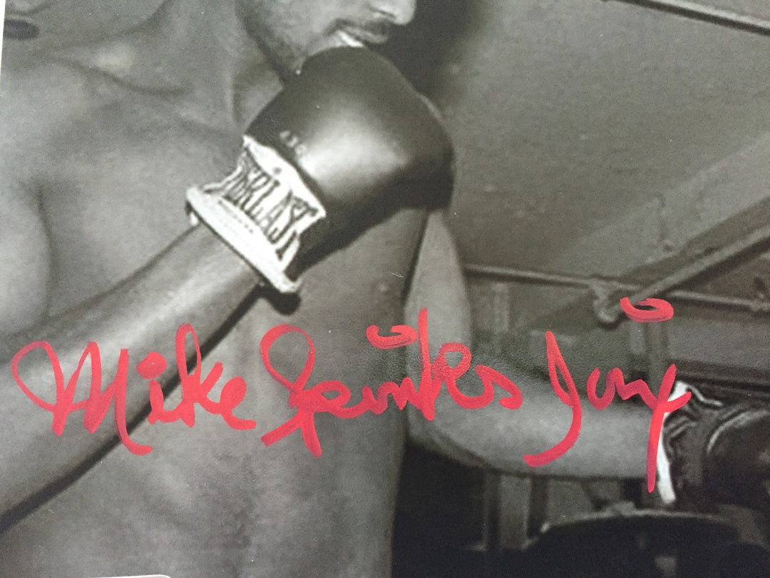 Leon / Michael Spinks Dual Signed 8x10 #D/20 COA Inscriptagraphs Ali Tyson Auto