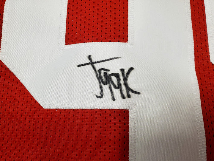 San Francisco 49ers Javon Kinlaw Autographed Signed Red Jersey Beckett