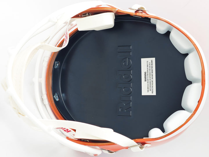 Steve Spurrier Auto Florida Gators Orange Full Size Speed Replica Helmet Beckett