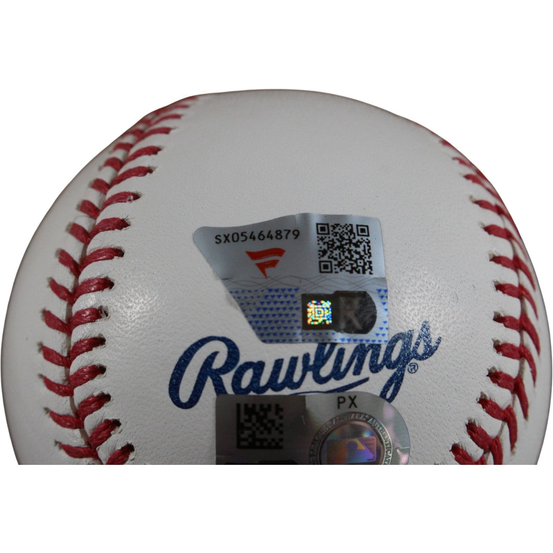 Will Smith Signed Los Angeles Dodgers OML Baseball 25 WS Champs Fanatics 56566
