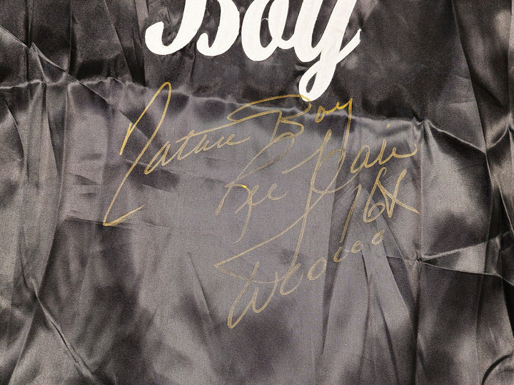 Ric Flair Signed Black Wrestling Robe "Nature Boy, 16x & Wooooo" PSA/DNA Ball