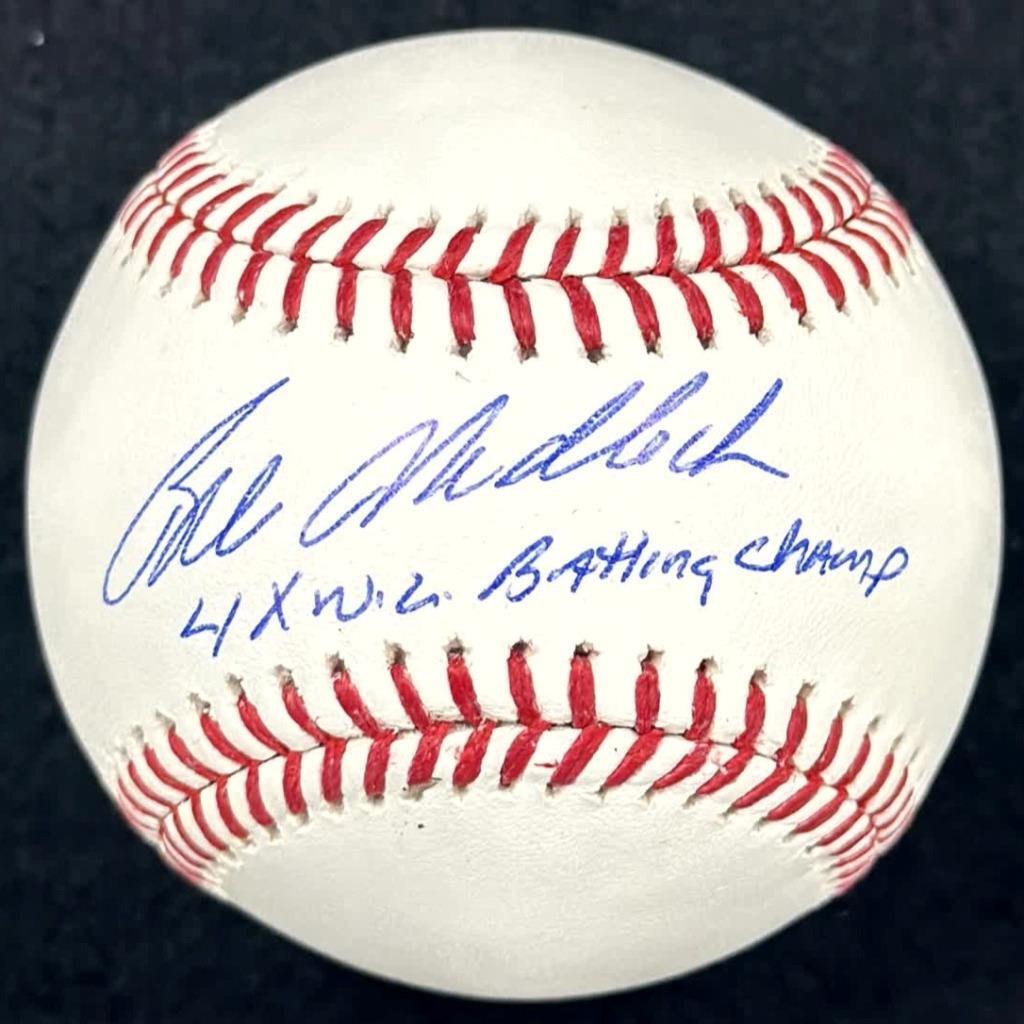 Bill Madlock signed "4x NL Batting Champ" Baseball autograph Beckett BAS Witnes