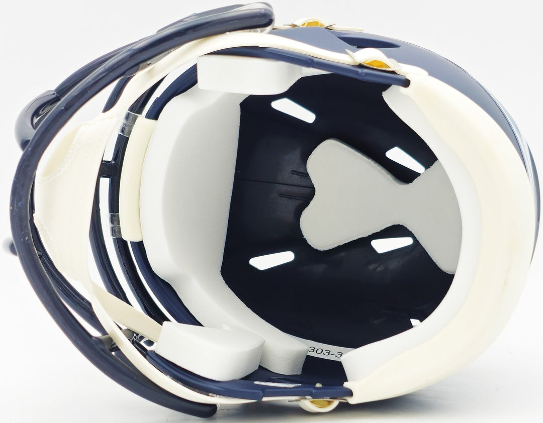 Byron Murphy II Signed Seattle Seahawks Blue Speed Mini Helmet MCS Holo