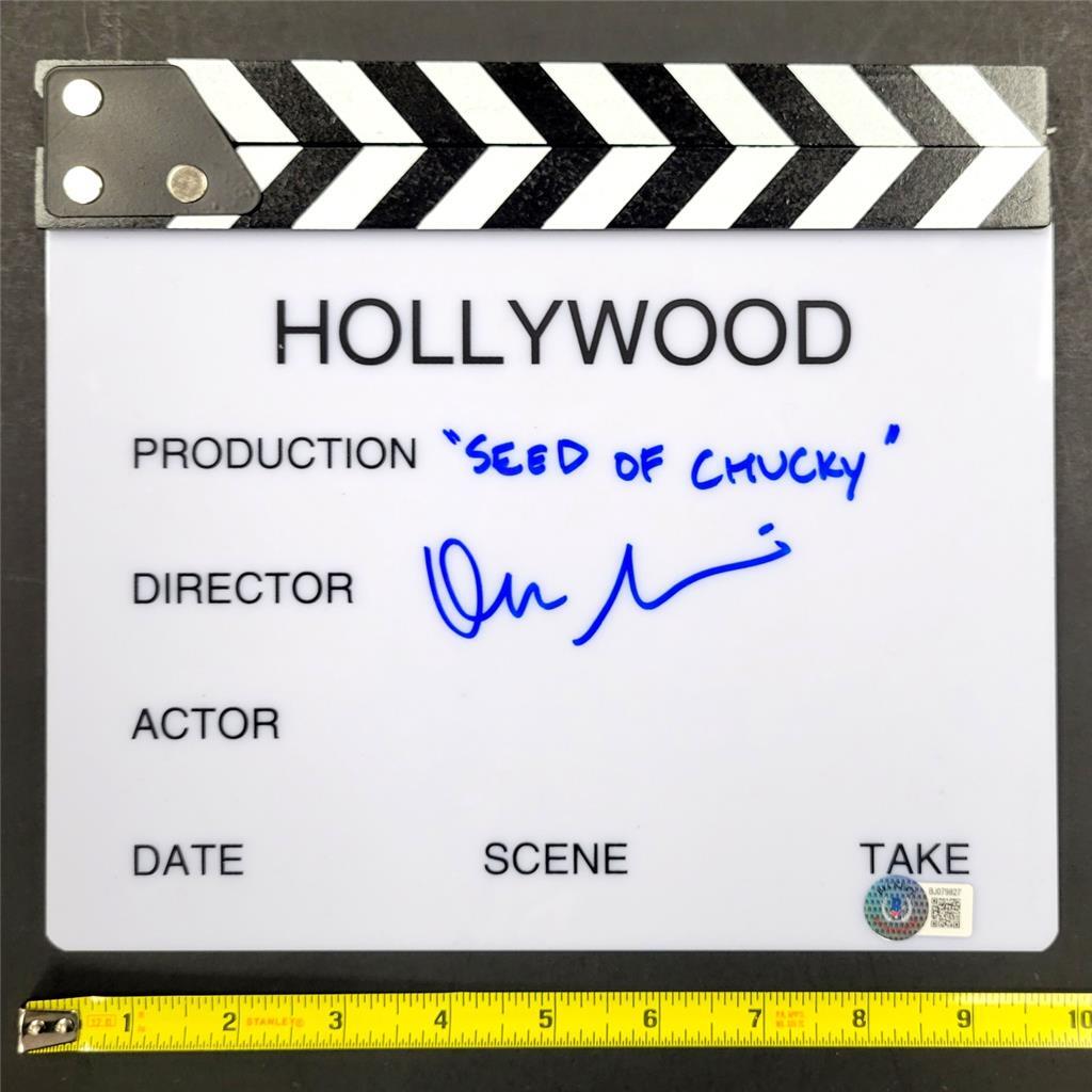 Don Mancini signed "Seed of Chucky" Director's Clapboard Clapper ~ BAS Beckett