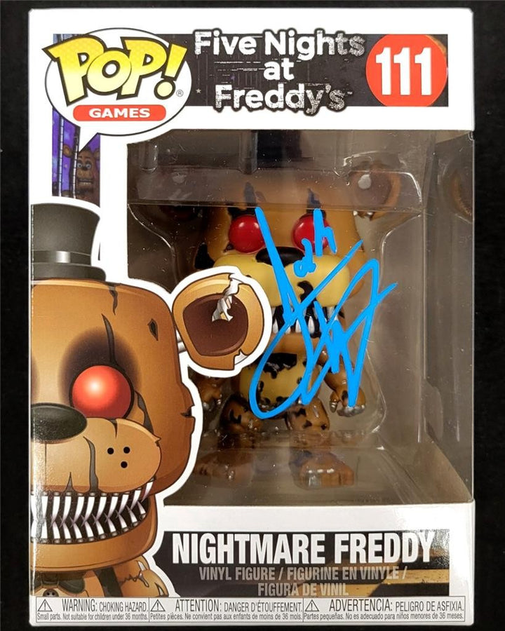 Josh Hutcherson signed Five Nights Nightmare Freddy Funko Pop! 111 ~ Beckett BAS