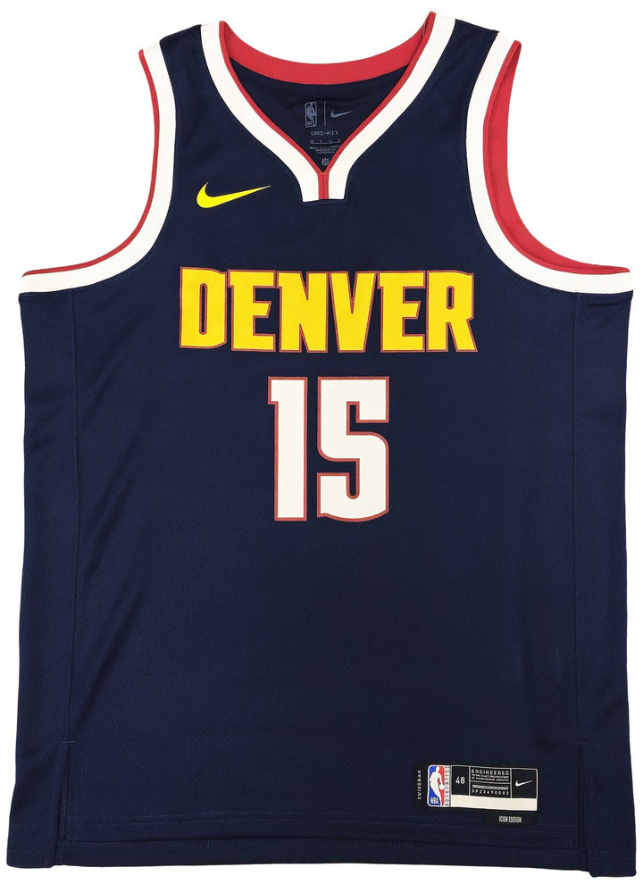 Nuggets Nikola Jokic Signed Blue Nike Swingman Icon Edition Jersey Size 48 JSA