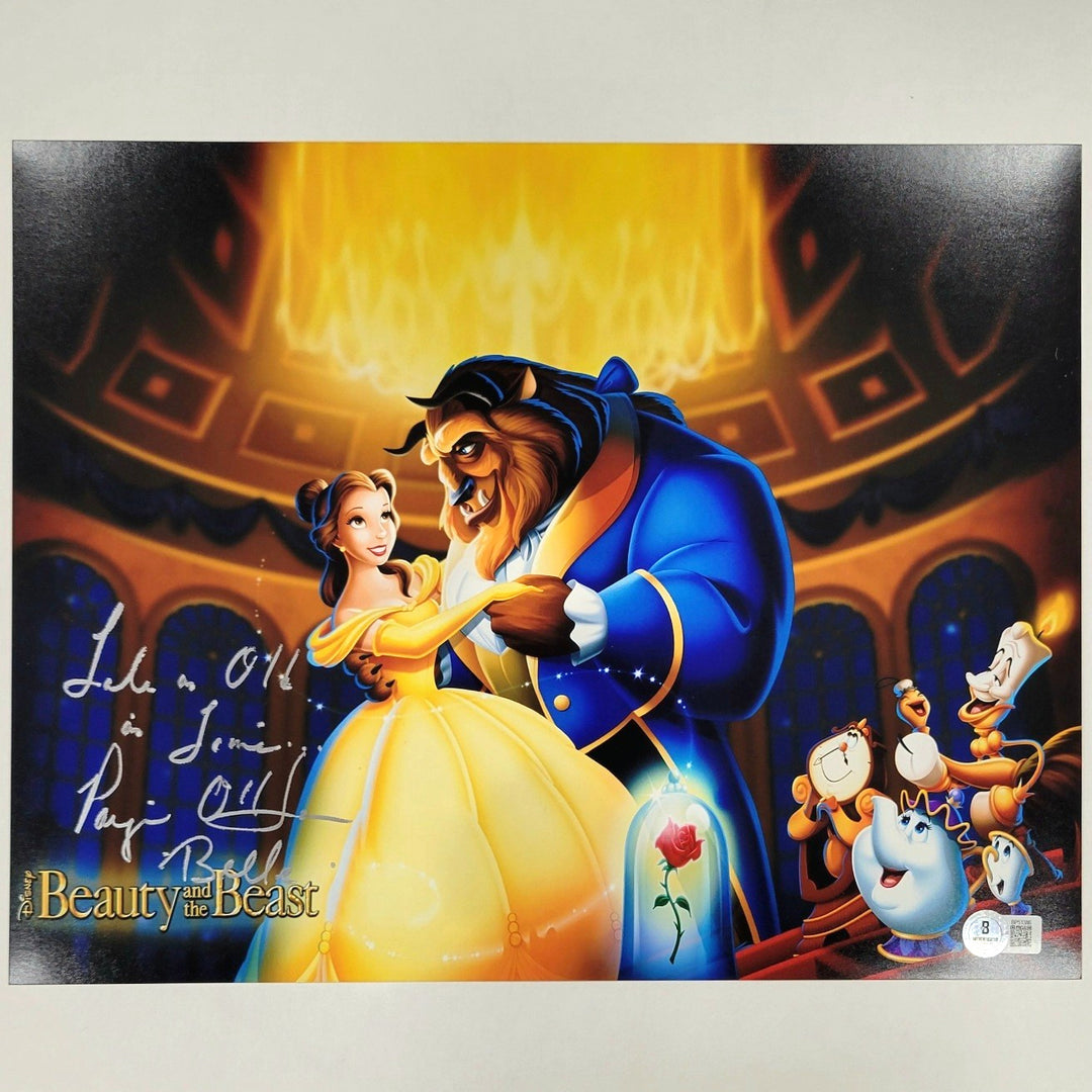 Paige O'Hara signed Beauty & the Beast "Belle" 11x14 Photo auto ~ Beckett BAS
