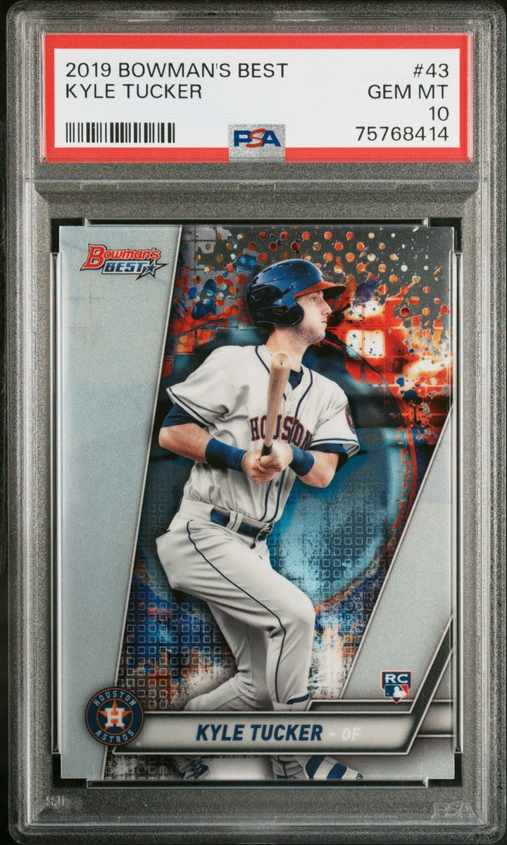 Graded 2019 Topps Bowmans Best Kyle Tucker #43 Rookie RC Card PSA 10