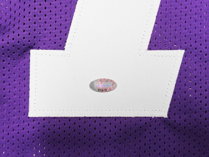 Washington Huskies Dillon Johnson Signed Purple Jersey MCS Holo