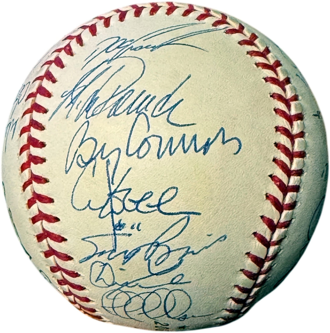 New York Yankees 2000 World Series Champs Team signed Baseball 24 sigs- Steiner