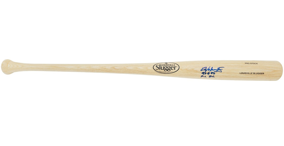 Edgar Martinez Auto Blonde L Slugger Pro Stock Baseball Bat AL BC BAS