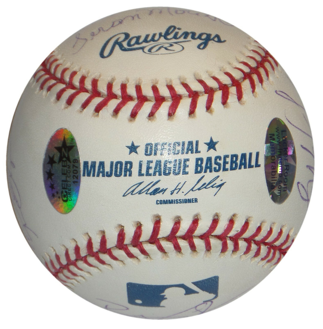 ALL STAR FUTURES MULTI SIGNED BASEBALL CONOR JACKSON BJ UPTON RYAN GARKO & MORE