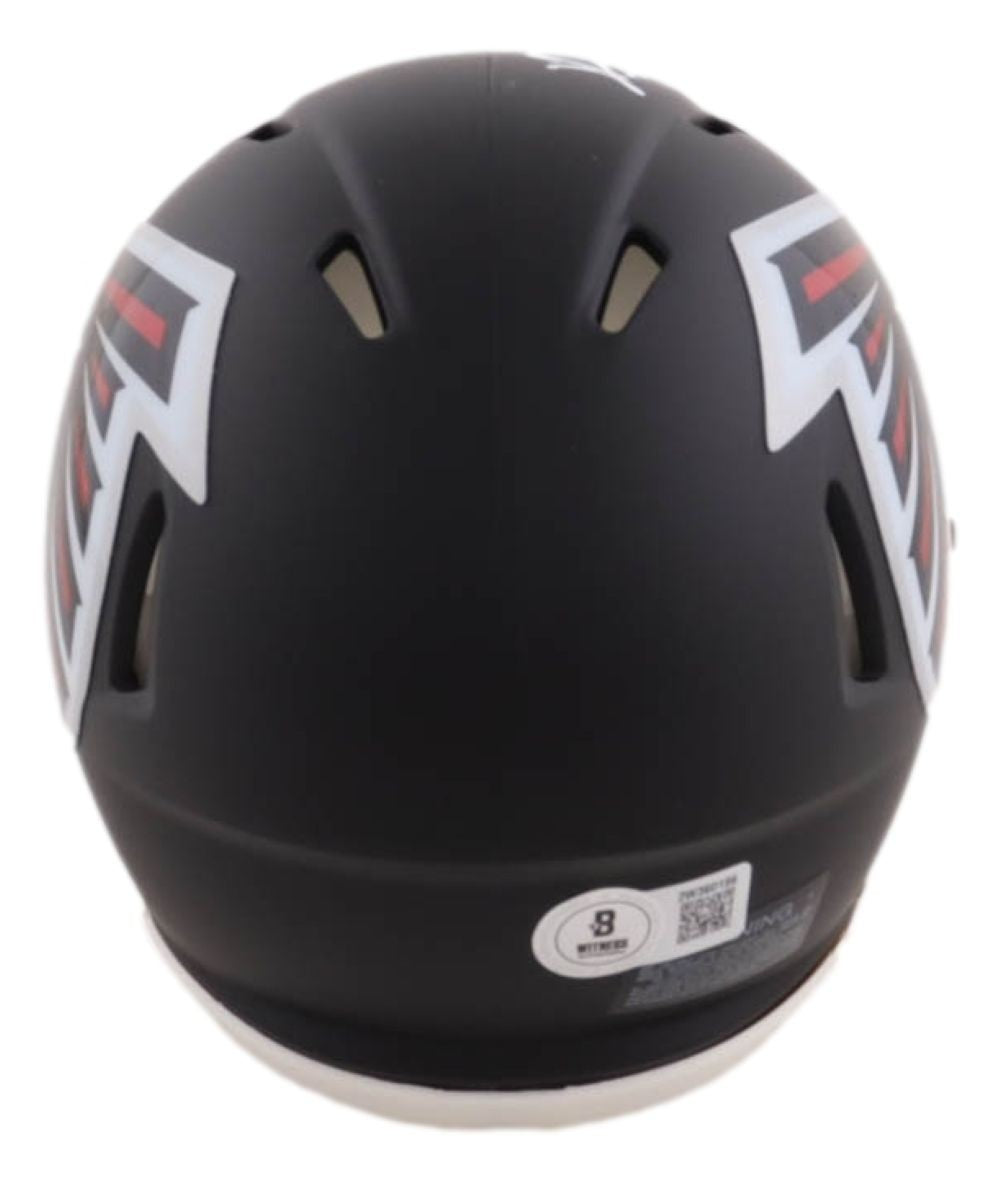 Kyle Pitts Signed Atlanta Falcons Mini Speed Helmet BAS
