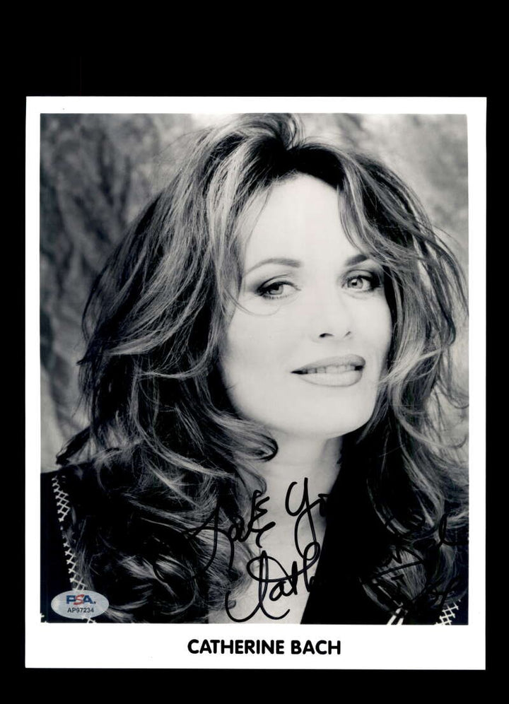 Catherine Bach PSA DNA Coa Signed 8x10 Photo Autograph