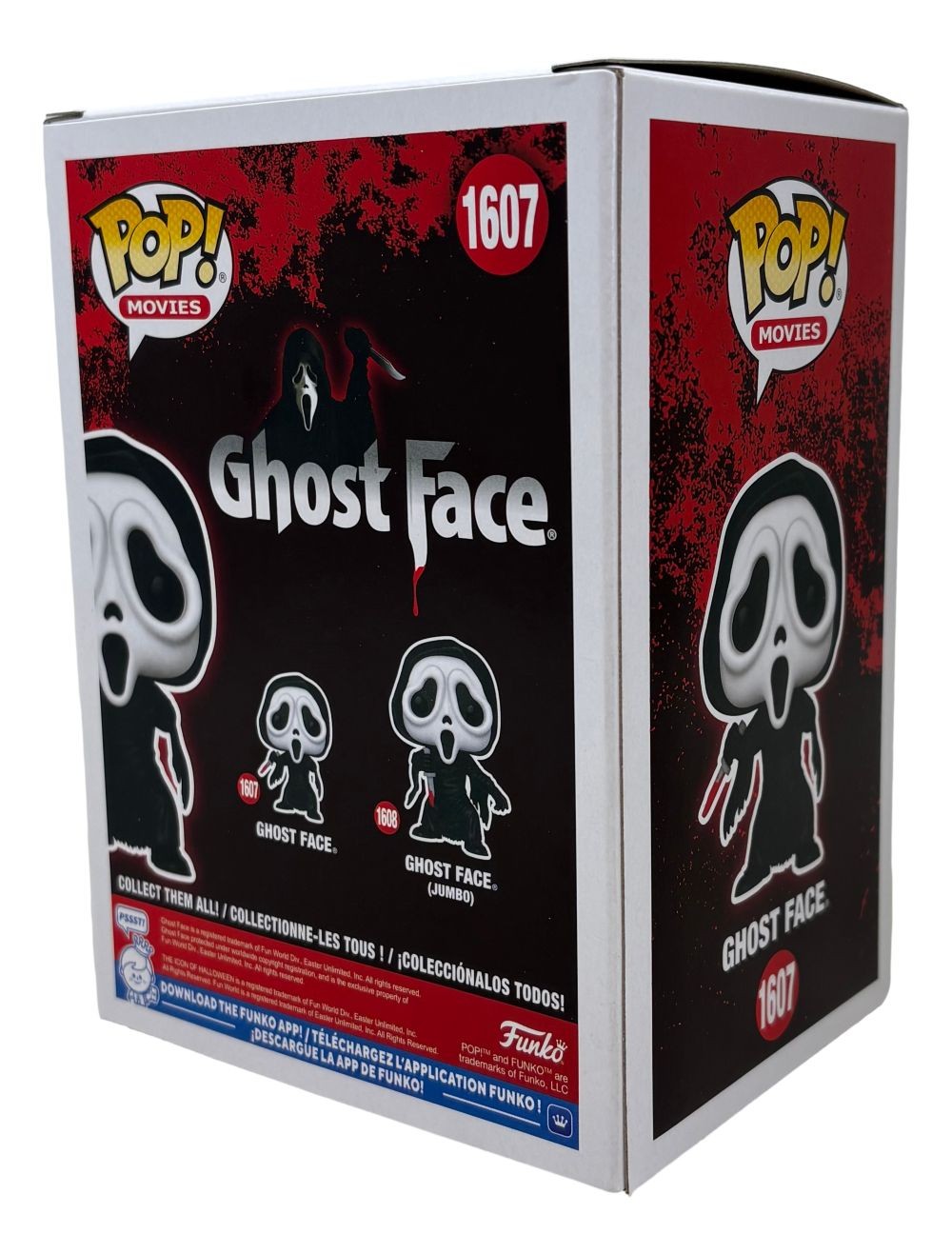 Matthew Lillard Skeet Ulrich Signed Scream Ghostface Funko Pop 2 #1607 JSA QR