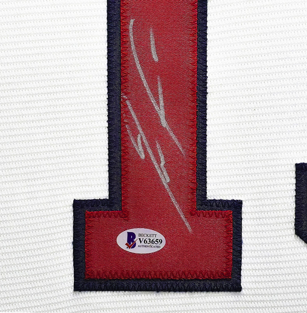 Atlanta Braves Ronald Acuna Jr. Signed Framed White Nike Jersey Beckett BAS