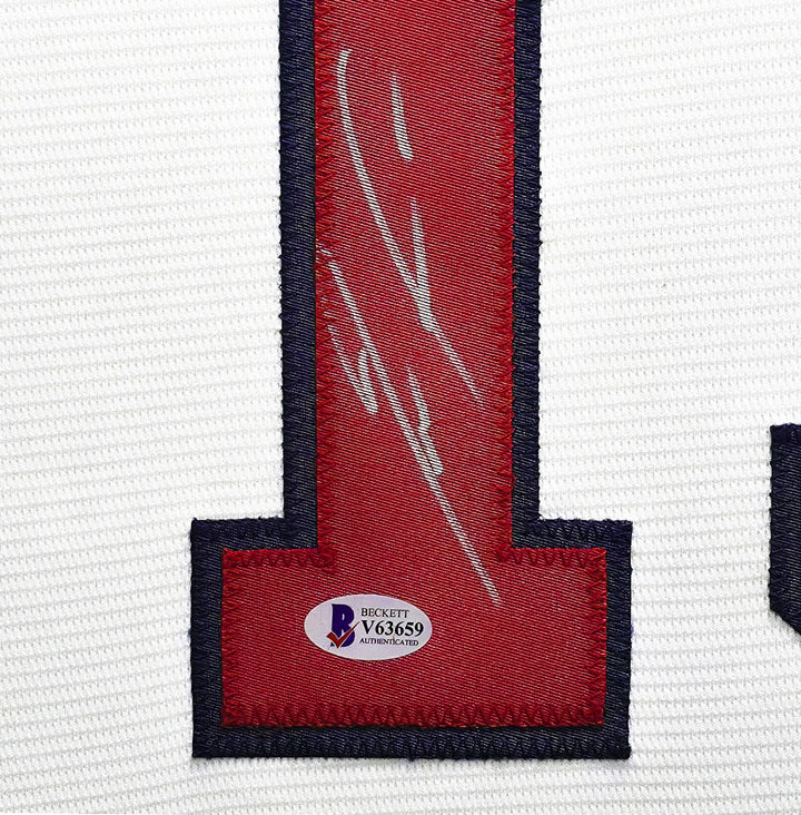 Atlanta Braves Ronald Acuna Jr. Signed Framed White Nike Jersey Beckett BAS