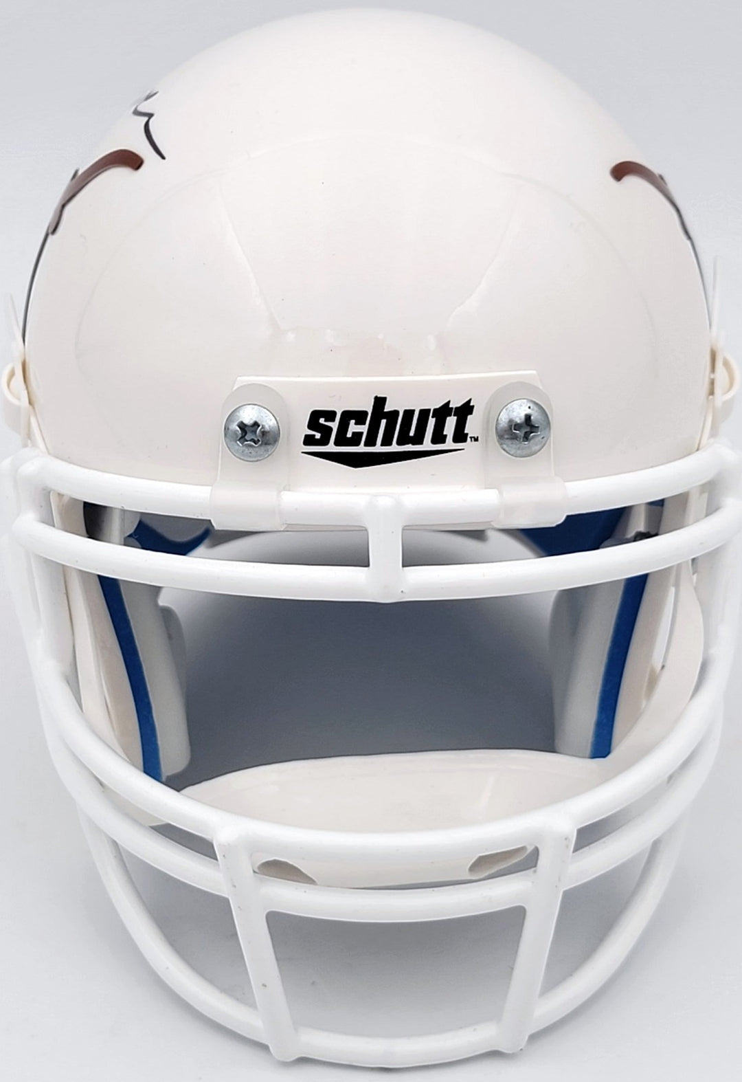 Quinn Ewers Autographed Signed Texas Longhorns White Schutt Mini Helmet Beckett
