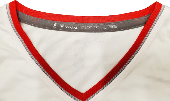 Trail Blazers Damian Lillard Signed White Fanatics Jersey Size L Beckett