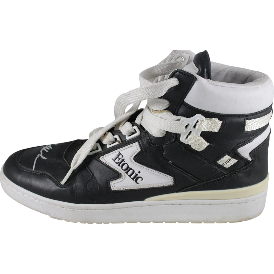 Hakeem Olajuwon Signed Houston Rockets Etonic Black Sz 12 L Shoe Beckett 49249