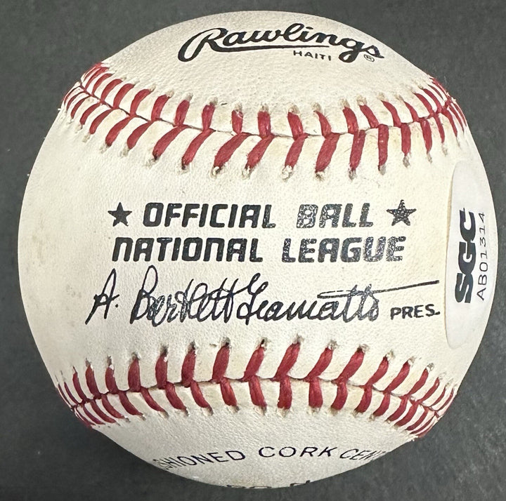 Steve Carlton Signed Official NL Giamatti Baseball Phillies Autograph SGC COA