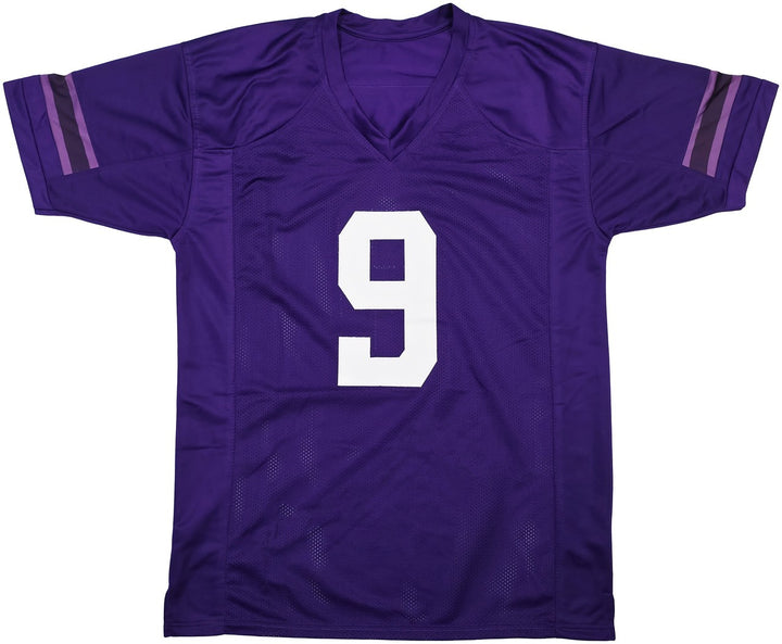 Washington Huskies Michael Penix Jr. Signed Purple Jersey Beckett Witness