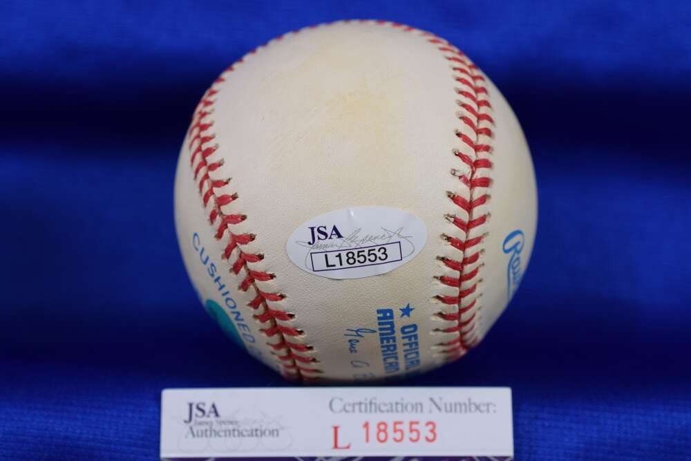 David Cone JSA COA Autograph American League OAL Signed Baseball PG 7-18-99