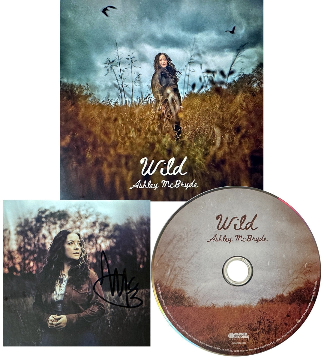 Ashley McBryde signed 2026 Wild 4x4 Art Card w/ Album Cover/CD & Case-NEW- COA -