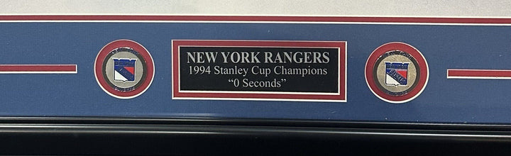 1994 Rangers Signed 24x36 Framed Photo SC Champs 0 Seconds Messier Auto Steiner