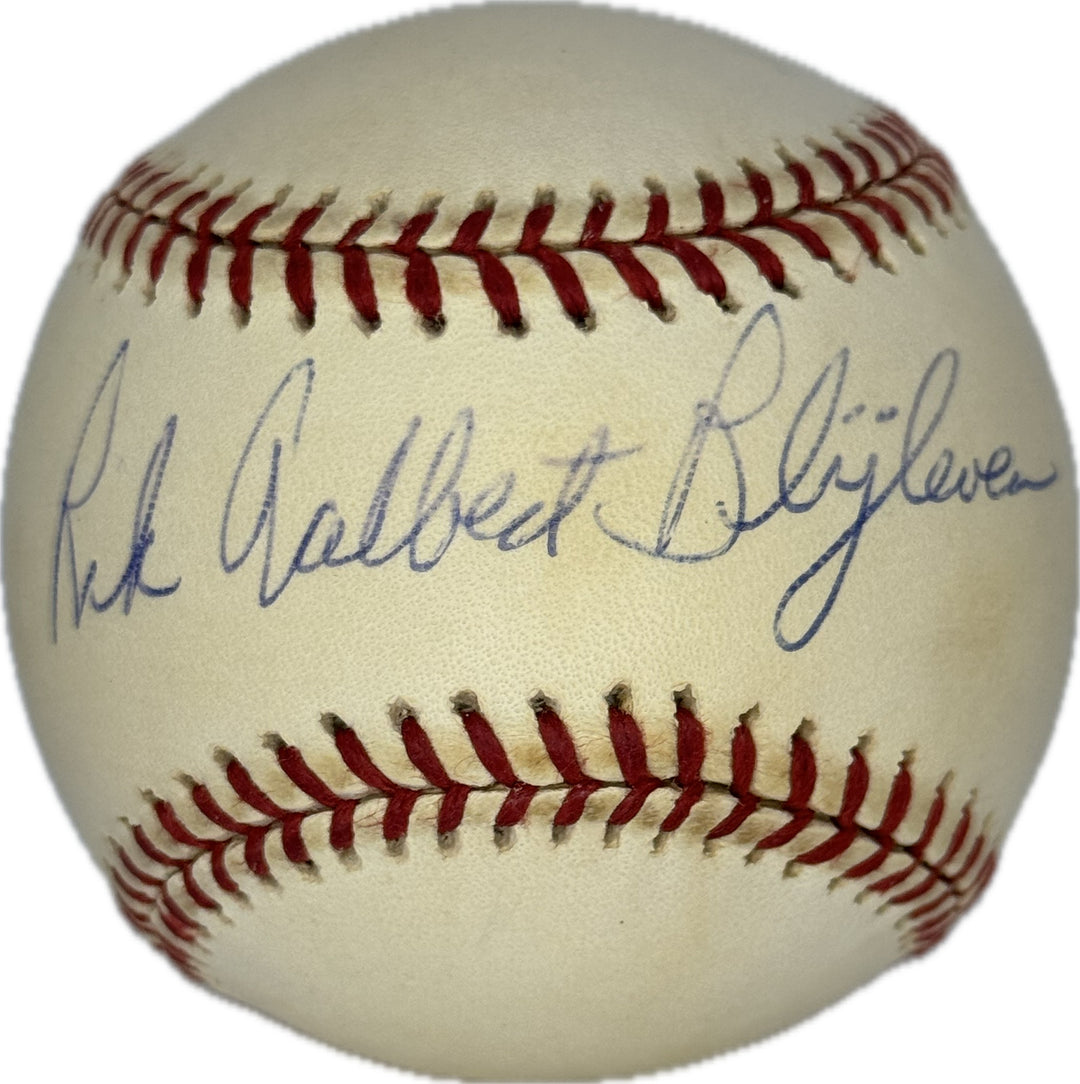 Bert Blyleven Autographed "Rik Aalbert Blyleven" Official American League Baseba