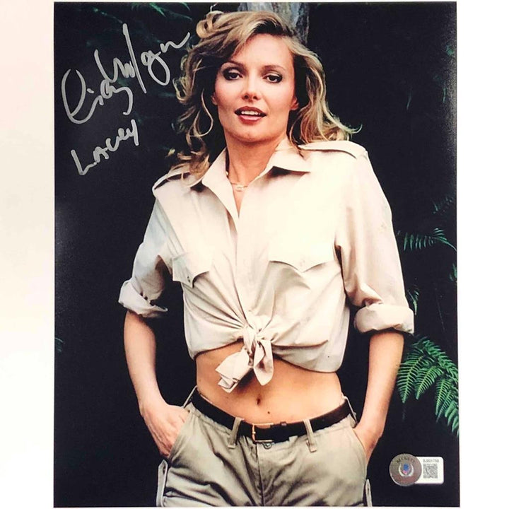 Cindy Morgan "Lacey" inscription signed Caddyshack 8x10 Photo BAS autograph auto