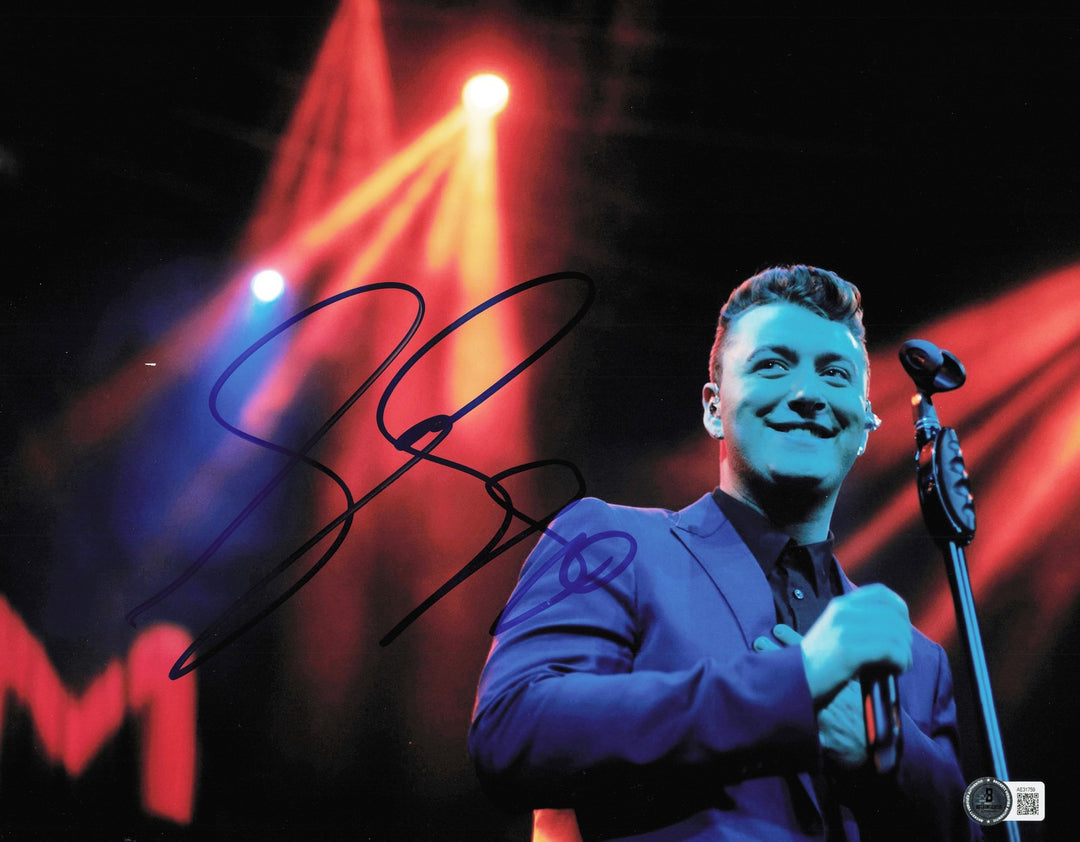 Sam Smith Autographed Signed 11x14 Photo Beckett BAS QR #AE31759