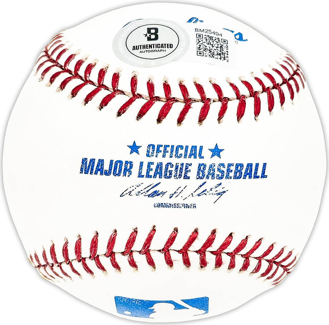 Paul Jake Jaeckel Signed Official MLB Baseball Chicago Cubs Beckett QR #BM25494